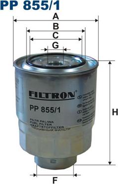 Filtron PP855/1 - Горивен филтър parts5.com