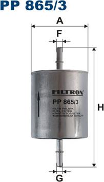 Filtron PP865/3 - Filtru combustibil parts5.com