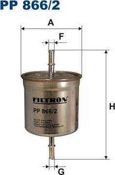 Filtron PP866/2 - Kütusefilter parts5.com