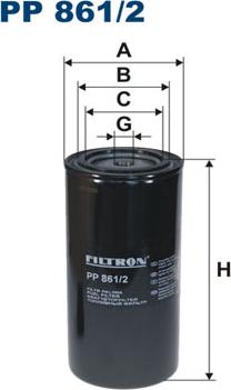 Filtron PP861/2 - Filtr paliwa parts5.com