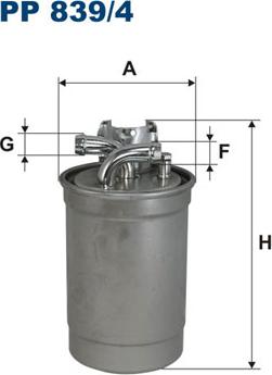 Filtron PP839/4 - Üzemanyagszűrő parts5.com