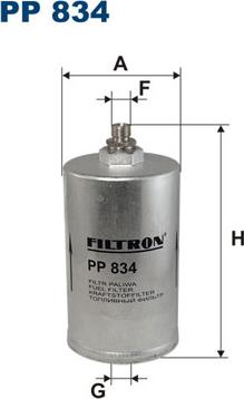 Filtron PP834 - Filtru combustibil parts5.com