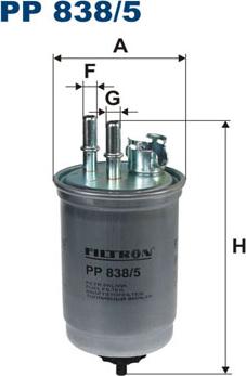 Filtron PP838/5 - Fuel filter parts5.com