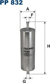 Filtron PP832 - Filtru combustibil parts5.com