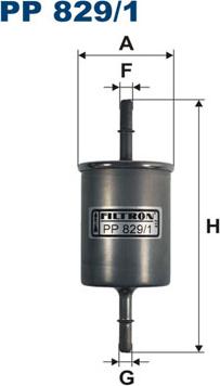 Filtron PP829/1 - Filtru combustibil parts5.com