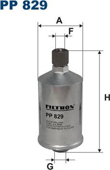 Filtron PP829 - Filtru combustibil parts5.com