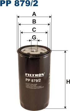 Filtron PP879/2 - Filtar za gorivo parts5.com