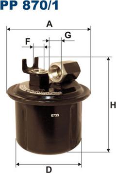 Filtron PP870/1 - Üzemanyagszűrő parts5.com