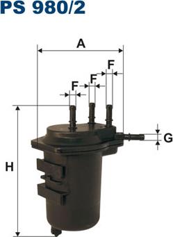 Filtron PS980/2 - Kraftstofffilter parts5.com