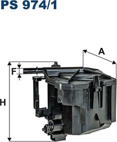 Filtron PS974/1 - Yakıt filtresi parts5.com