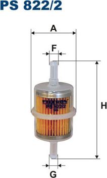 Filtron PS822/2 - Filtru combustibil parts5.com