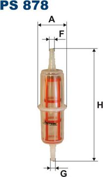 Filtron PS878 - Kraftstofffilter parts5.com