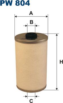 Filtron PW804 - Filtru combustibil parts5.com