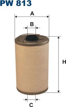 Filtron PW813 - Filtru combustibil parts5.com