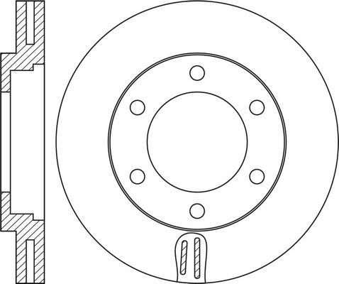 Remsa 6450.10 - Disc frana parts5.com