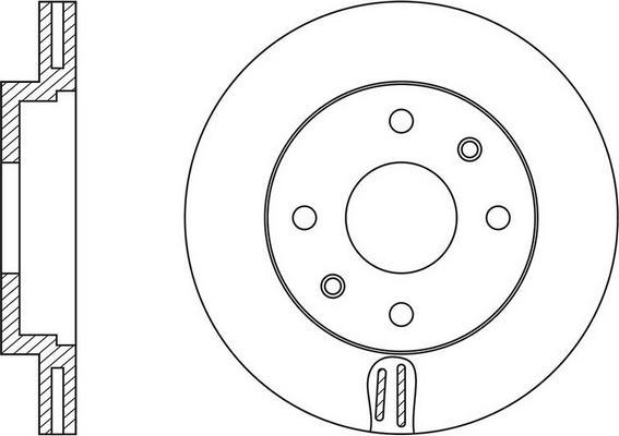 NATIONAL NBD121 - Тормозной диск parts5.com