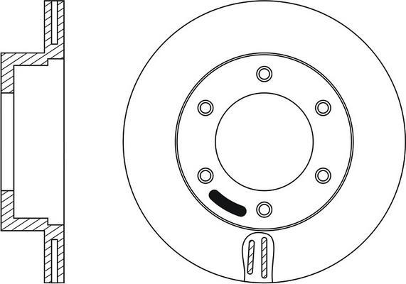 ATE 24.0120-0168.1 - Δισκόπλακα parts5.com