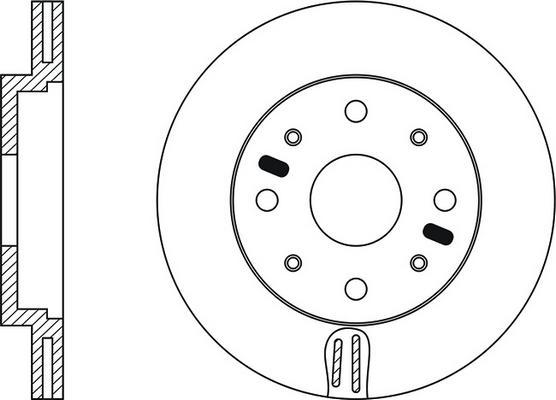 Meyle 215 521 0008 - Disc frana parts5.com