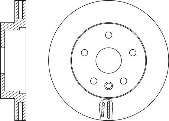 Delphi BG4346C - Disc frana parts5.com