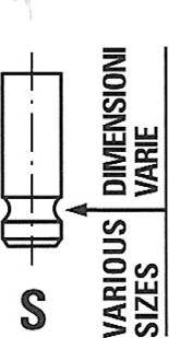 Freccia R6314/SNT - Soupape d'admission parts5.com