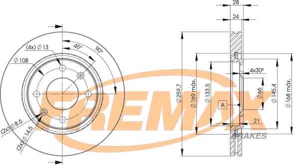 FREMAX BD-9406 - Piduriketas parts5.com