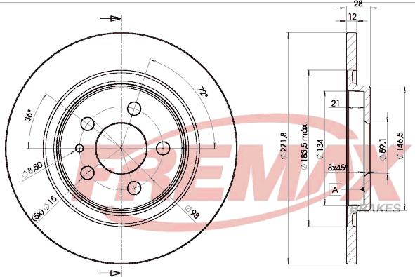 FREMAX BD-4679 - Jarrulevy parts5.com