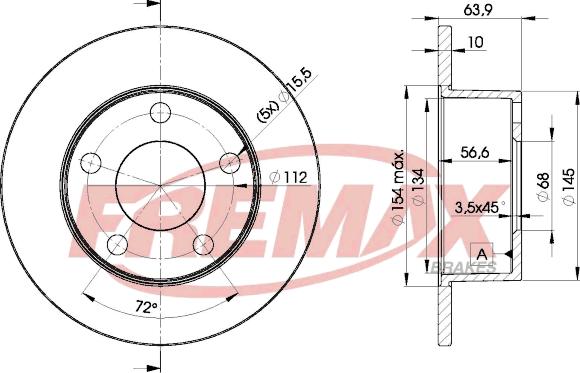 FREMAX BD-4060 - Disc frana parts5.com