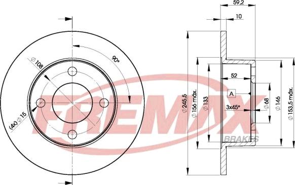 FREMAX BD-4010 - Piduriketas parts5.com