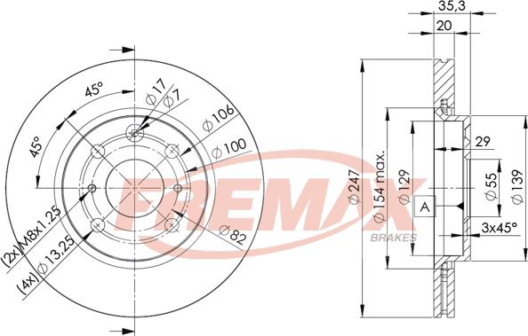 FREMAX BD-4700 - Disc frana parts5.com