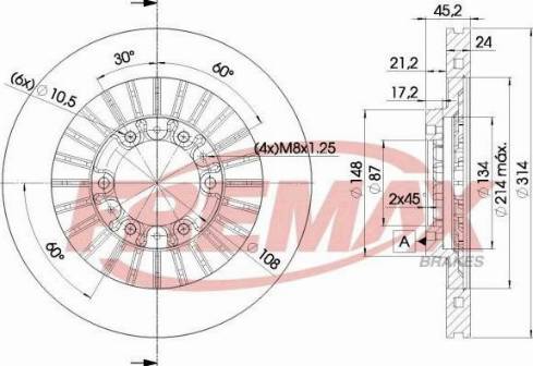 FREMAX BD-5596 - Brake Drum parts5.com