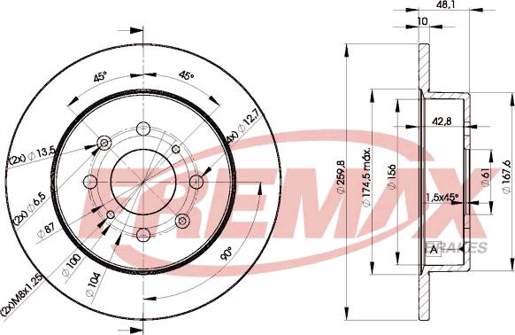 FREMAX BD-5106 - Fren diski parts5.com