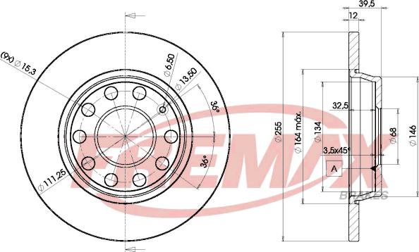 FREMAX BD-5309 - Δισκόπλακα parts5.com