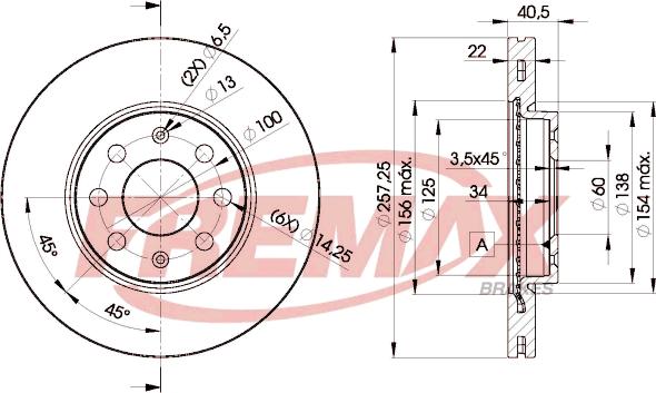 FREMAX BD-0920 - Disco de freno parts5.com