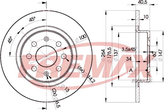 FREMAX BD-0592 - Brake Disc parts5.com