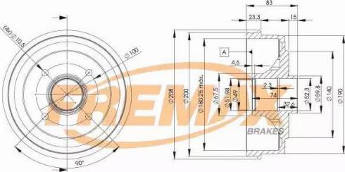 FREMAX BD-3030 - Piduritrummel parts5.com