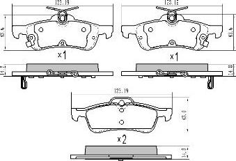 FREMAX FBP-0029 - Fékbetétkészlet, tárcsafék parts5.com