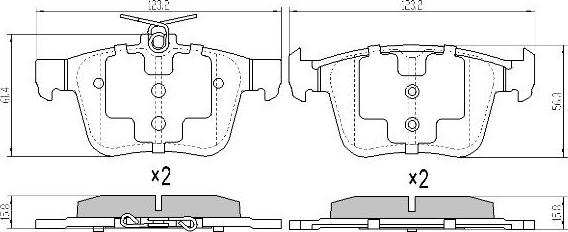 FREMAX FBP-1976 - Bremsbelagsatz, Scheibenbremse parts5.com