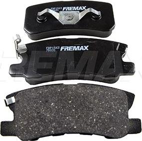 FREMAX FBP-1563 - Zestaw klocków hamulcowych, hamulce tarczowe parts5.com