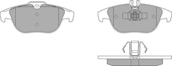 FREMAX FBP-1572 - Σετ τακάκια, δισκόφρενα parts5.com