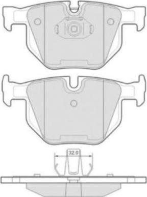 FREMAX FBP-1667 - Set placute frana,frana disc parts5.com