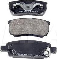 FREMAX FBP-1670 - Brake Pad Set, disc brake parts5.com