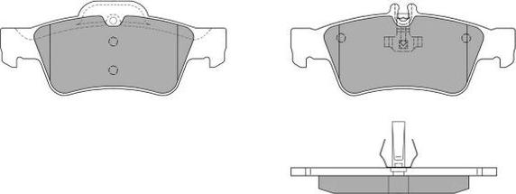 FREMAX FBP-1350 - Zestaw klocków hamulcowych, hamulce tarczowe parts5.com