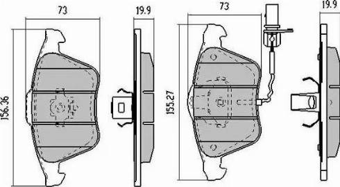 FREMAX FBP-1302-01 - Set placute frana,frana disc parts5.com