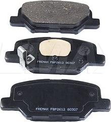 FREMAX FBP-2612 - Brake Pad Set, disc brake parts5.com