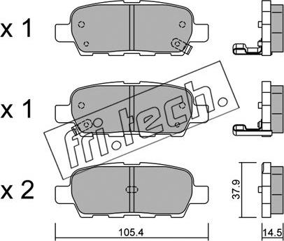 Fri.Tech. 628.0 - Jarrupala, levyjarru parts5.com