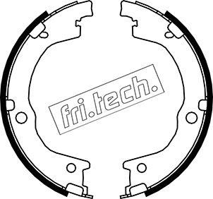 Fri.Tech. 1049.165 - Set saboti frana, frana de mana parts5.com