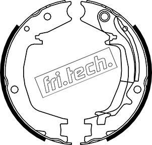 Fri.Tech. 1046.215Y - Set saboti frana, frana de mana parts5.com