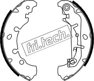 Fri.Tech. 1040.149 - Brake Shoe Set parts5.com