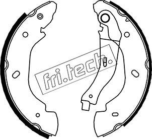 Fri.Tech. 1040.148 - Brake Shoe Set parts5.com