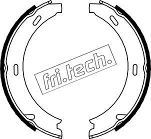 Fri.Tech. 1052.117 - Σετ σιαγόνων φρένων, χειρόφρενο parts5.com